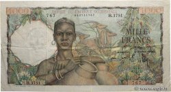 1000 Francs FRENCH WEST AFRICA  1953 P.42