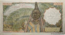 1000 Francs FRENCH WEST AFRICA  1953 P.42 SS