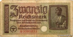 20 Reichsmark ALLEMAGNE  1940 P.R139
