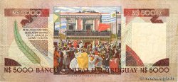 5000 Nuevos Pesos URUGUAY  1983 P.065a VG