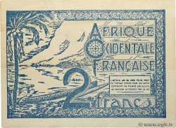 2 Francs FRENCH WEST AFRICA  1944 P.35