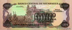 1000 Cordobas NICARAGUA  1990 P.162 UNC-