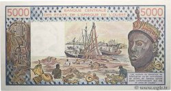 5000 Francs WEST AFRIKANISCHE STAATEN  1981 P.808Te fST+