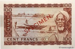 100 Francs Spécimen MALI  1960 P.07s AU+
