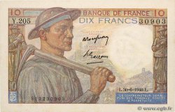 10 Francs MINEUR FRANCE  1949 F.08.22