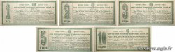 1, 2, 3, 5 et 10 Livres Lot RUSSIE  1923 P.LOT SPL