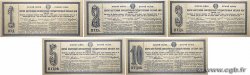 1, 2, 3, 5 et 10 Livres Lot RUSSIA  1923 P.LOT AU
