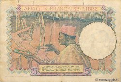5 Francs type 1941 AFRIQUE ÉQUATORIALE FRANÇAISE  1943 A.114e fS