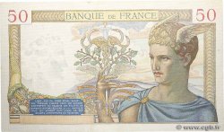 50 Francs CÉRÈS modifié FRANCE  1939 F.18.36 XF+
