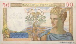 50 Francs CÉRÈS modifié FRANKREICH  1940 F.18.39 VZ