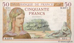 50 Francs CÉRÈS FRANCE  1935 F.17.13