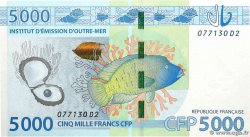 5000 Francs FRENCH PACIFIC TERRITORIES  2014 P.07 fST+