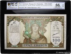 100 Francs Spécimen NOUVELLE CALÉDONIE  1963 P.42es
