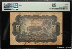 50 Francs CONGO BELGA  1951 P.16i MB