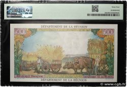 10 NF sur 500 Francs Pointe à Pitre ÎLE DE LA RÉUNION  1971 P.54b pr.NEUF