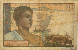 100 Francs MADAGASKAR  1950 P.046a S