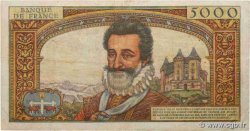 50 NF sur 5000 Francs HENRI IV FRANKREICH  1958 F.54.01 fSS