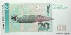 20 Deutsche Mark GERMAN FEDERAL REPUBLIC  1991 P.39a ST