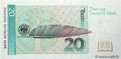 20 Deutsche Mark GERMAN FEDERAL REPUBLIC  1991 P.39a UNC