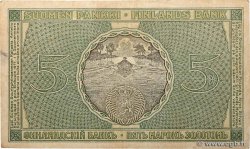 5 Markkaa FINLAND  1909 P.030 F+