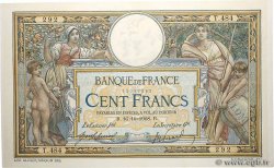 100 Francs LUC OLIVIER MERSON avec LOM Numéro radar FRANCE  1908 F.22.01 XF