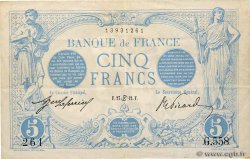 5 Francs BLEU FRANCE  1912 F.02.06