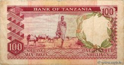 100 Shillings TANSANIA  1966 P.04 fSS
