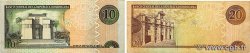 10 et 20 Pesos Oro Lot RÉPUBLIQUE DOMINICAINE  2003 P.168c et P.169c TB à TTB