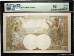 1000 Francs MADAGASCAR  1948 P.041 VF