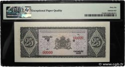 25 Gulden Spécimen CURAçAO  1943 P.27s ST