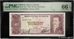 20 Pesos Bolivianos BOLIVIEN  1962 P.161a