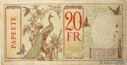 20 Francs TAHITI  1928 P.12b BC