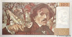 100 Francs DELACROIX imprimé en continu FRANCE  1991 F.69bis.03b1 AU-