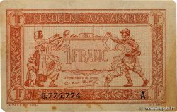 1 Franc TRÉSORERIE AUX ARMÉES 1917 Numéro spécial FRANKREICH  1917 VF.03.01 VZ