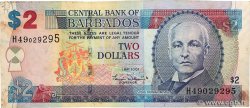 2 Dollars BARBADOS  2007 P.66b