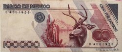 100000 Pesos MEXIQUE  1991 P.094a TB+