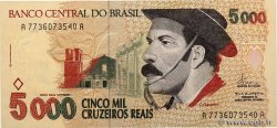 5000 Cruzeiros Reais BRÉSIL  1993 P.241
