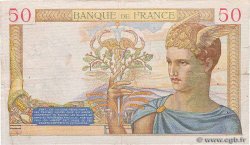 50 Francs CÉRÈS modifié FRANKREICH  1939 F.18.36 fSS