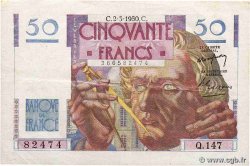 50 Francs LE VERRIER FRANCE  1950 F.20.14