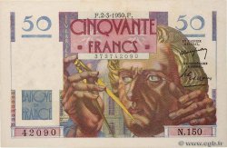 50 Francs LE VERRIER FRANCE  1950 F.20.14