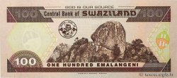 100 Emalangeni SWAZILAND  2001 P.32a NEUF