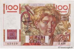 100 Francs JEUNE PAYSAN FRANCE  1952 F.28.31
