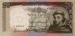20 Escudos PORTUGAL  1964 P.167a