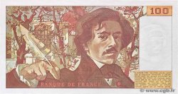 100 Francs DELACROIX modifié FRANKREICH  1986 F.69.10 fST+