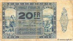 20 Francs LUXEMBOURG  1929 P.37a