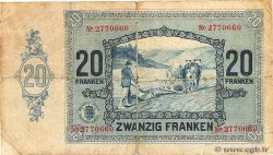 20 Francs LUXEMBOURG  1929 P.37a B