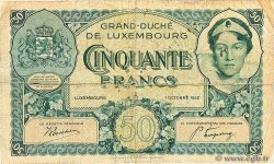 50 Francs LUXEMBOURG  1932 P.38a
