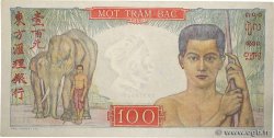 100 Piastres FRENCH INDOCHINA  1947 P.082a AU