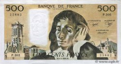 500 Francs PASCAL FRANCE  1984 F.71.30