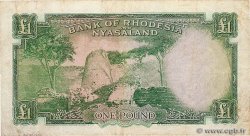 1 Pound RHODÉSIE ET NYASSALAND  1956 P.21a TB